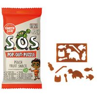 Earth & Co S.O.S. Pop-Out-Puzzle Fruit Snack - Peach